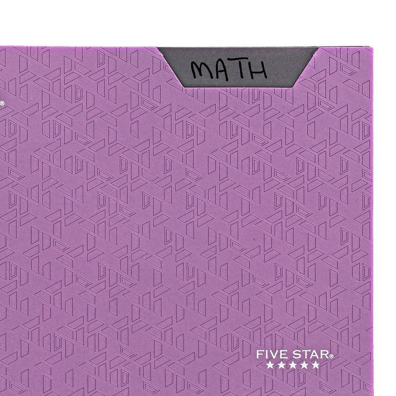 Five Star 2 Pocket Plastic Folder with Prongs , 6 of 9