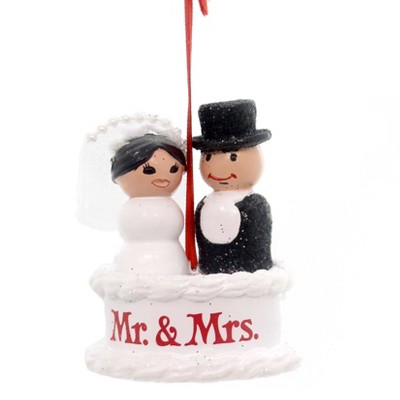 bride and groom tree ornaments