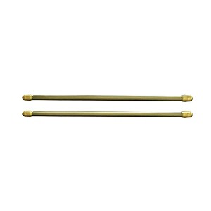 Evideco French Home Goods Adjustable Cafe Curtain Rods for Lightweight Voile Curtains - Easy Installation - 1 of 4