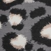 Design Imports Leopard Print Scarf - Grey - 4 of 4