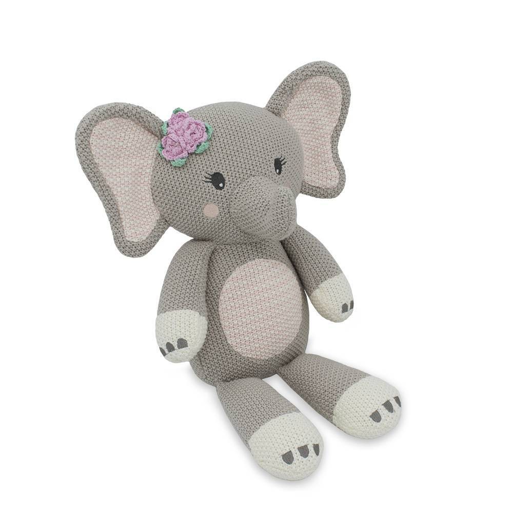 Photos - Soft Toy Living Textiles Baby Stuffed Animal - Ella Elephant