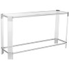 Gianna Acrylic Console Table - SFV2530A - Silver - Safavieh Couture - 4 of 4