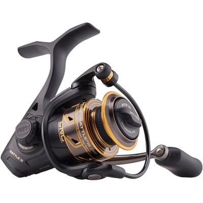 Penn Battle III Spinning Fishing Reel - Gear Ratio: 5.2:1: - Reel Size: 1000