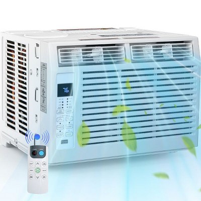Kismile Small Room Window Air Conditioner , Remote Included ( 120-Volt , 6000-BTU )