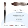 New York Central Oasis Synthetic Brush - Pointed Oval Wash - Handmade in Germany, Professional Watercolor Brushes with Ergonomic Handle, Soft, - 2 of 4