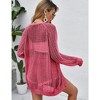 Women Crochet Lightweight Cardigan Cover Up Open Front Long Sleeve Summer Cardigans 2024 - 2 of 4
