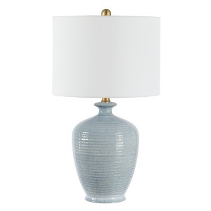 Hanron Table Lamp - Blue - Safavieh. - 1 of 3