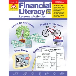 Financial Literacy Lessons and Activities, Grade 6 - 8 Teacher Resource - (Financial Literacy Lessons & Activities) by  Evan-Moor Corporation