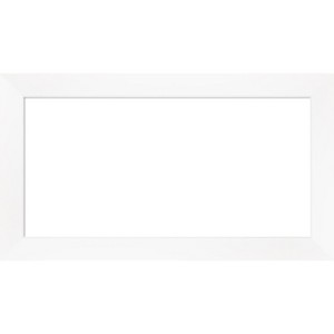 Amanti Art Cabinet White Narrow Framed Dry Erase Magnetic Board - 1 of 4