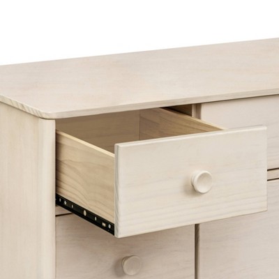 Washed Natural Double Dresser with Smooth-Glide Drawers
