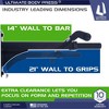 Ultimate Body Press Wall Mount Strength Training Workout Pull Up Bar with 4 Padded Grip Positions at 10, 24, and 36 Inches Apart - image 2 of 4