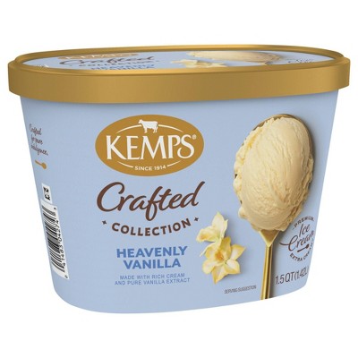 Kemps Crafted Collection Heavenly Vanilla Ice Cream - 1.5qt