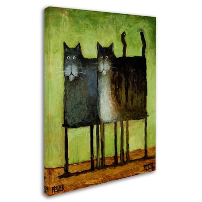 Trademark Fine Art -Daniel Patrick Kessler 'Double Trouble ' Canvas Art
