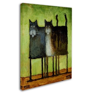 Trademark Fine Art -Daniel Patrick Kessler 'Double Trouble ' Canvas Art - 1 of 3