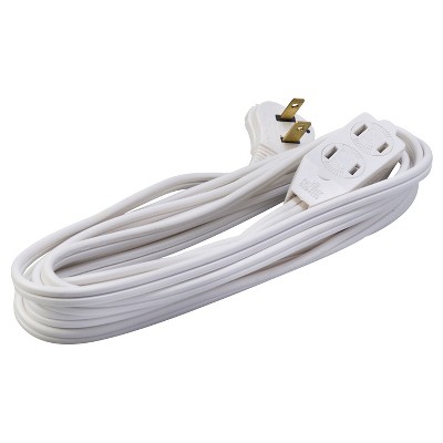 Woods 13' Indoor White Extension Cord