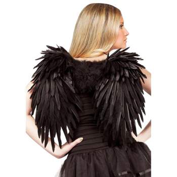 Fun World Angel Feather Wings (Black)