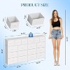 63''w Dresser with 18 Fabric Drawers Dresser for Bedroom with Charging Station - 3 of 4