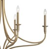 Minka Lavery Brushed Honey Gold Chandelier 40" Wide Modern 6-Light Fixture for Dining Room House Foyer Kitchen Entryway Bedroom - image 3 of 4