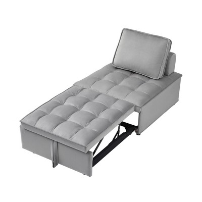 SKRAN Convertible Sleeping Sofa Bed,1 Back Pillow, Removable Back, Space Saving for Living Room & Apartment