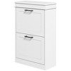 Okak Shoe Cabinet, Shoe Storage with 2 Flip Drawers and Adjustable Shelves for 10 Pairs of Shoes, Shoe Organizer for Entryway, Hallway - 4 of 4