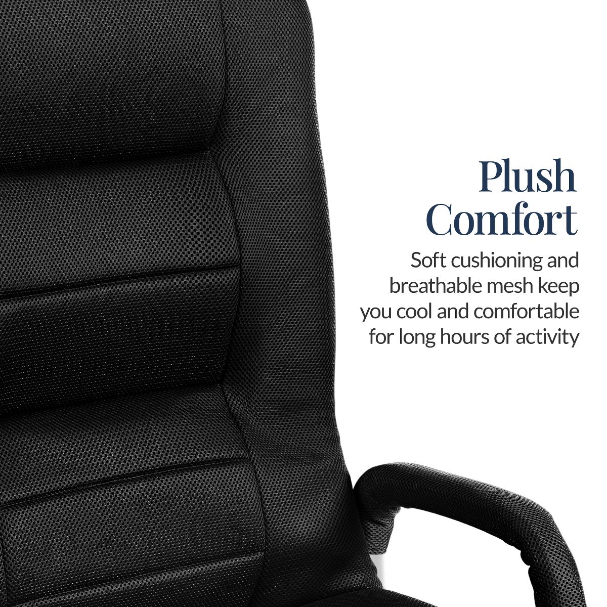 Best Choice Products 360-Degree Swivel Gaming Floor Chair w/ Armrest Handles, Foldable Adjustable Backrest - Black/Red - thumbnail 4