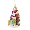 Huras 5.5 Inch Christmas With The Dogs Ornament St Bernard Boxer Tree Ornaments - 3 of 3