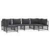 vidaXL Garden Lounge Set Anthracite - 3 of 4