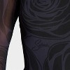 Latino Heritage Month Women's Selena Long Sleeve Bodysuit - Black Floral - 4 of 4