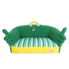 ZEZE Lush Green Leaf Pet Sofa Bed-Green - 2 of 4