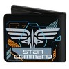 Adult Lightyear Star Command Wings w/ Text Logo Bi-Fold Wallet - 2 of 3