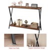 Sofa Tables – Slim Long Console Table for Behind Couch, 2-Tier Industrial Design Entryway Console Table for Living Room, Hallway, and Foyer - 4 of 4