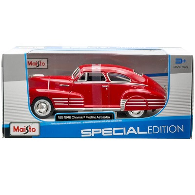 1948 Chevrolet Fleetline Aerosedan Red "Special Edition" 1/25 Scale Diecast Model Car by Maisto