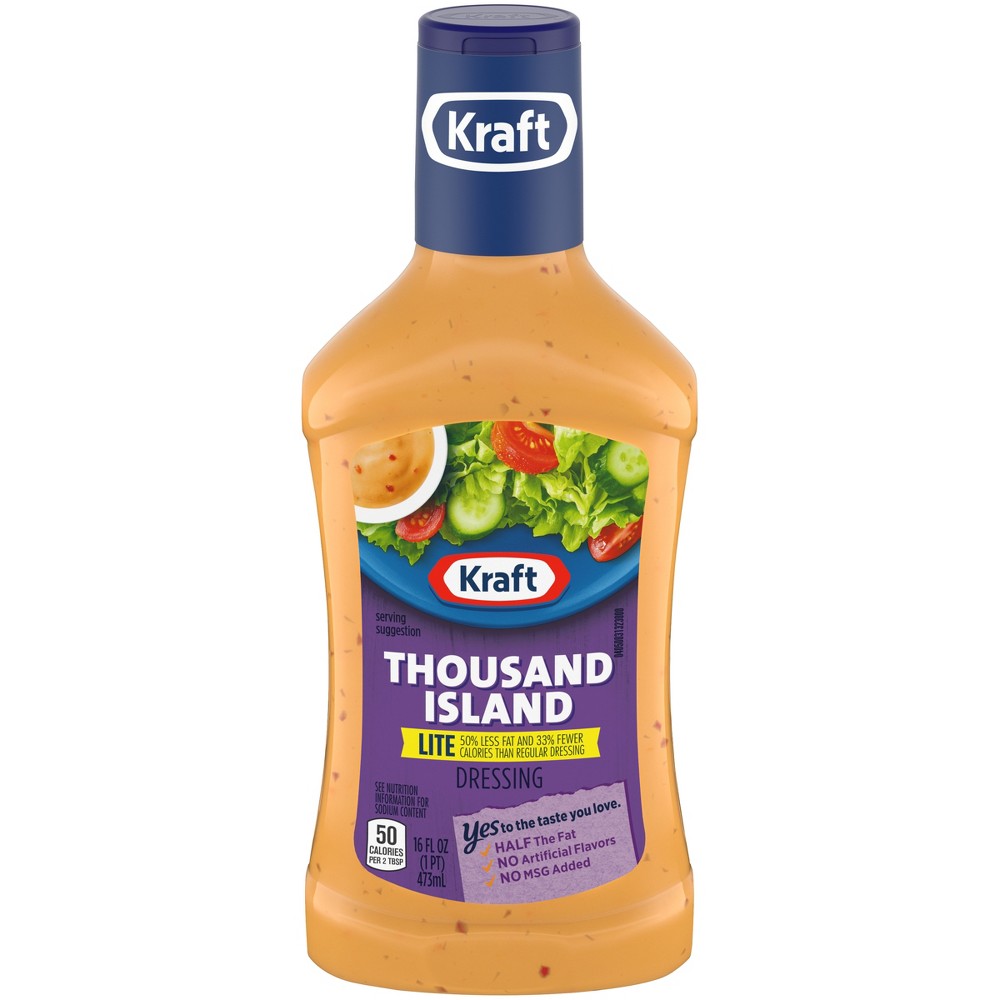 UPC 021000644742 product image for Kraft Light Thousand Island Salad Dressing 16 oz | upcitemdb.com