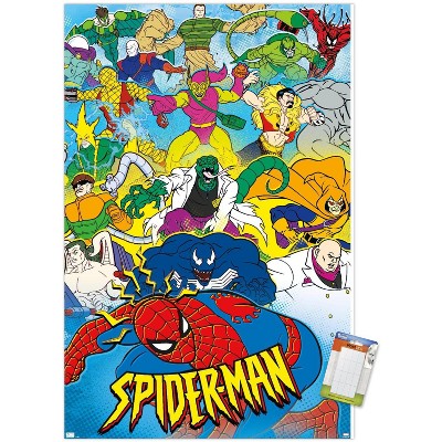 Trends International Marvel Comics - Spider-Man - 90s Animated Unframed Wall Poster Prints