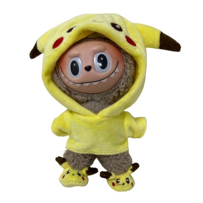 Labubu Shows Off His Pikachu Personality in a Fun Outfit