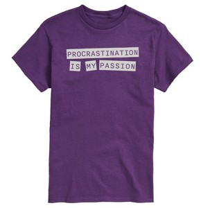Men's - Instant Message - Procrastination My Passion Short Sleeve Graphic T-Shirt - 1 of 4