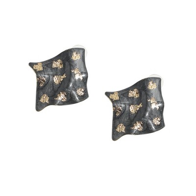SOHI Women's Midnight Black Party Drop Earrings