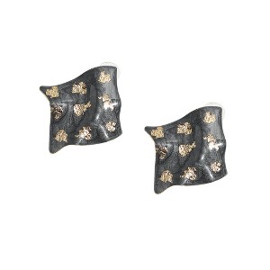 SOHI Women's Midnight Black Party Drop Earrings - 1 of 4