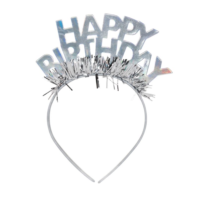 GOH Headband Party Tiara Light Silver - Spritz&#8482;, 1 of 11