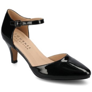 Journee Womens Bettie Almond Toe Mid Heel Pumps - 1 of 4