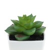 Unique Bargains Artificial Plants Plastic Green 2.2"x2.2"x2.56" 1 Pcs - 4 of 4