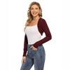 Clearlove Women's Long Sleeve Cardigan Knit Sweaters Cropped Open Front Bolero Shrug for Dresses - 2 of 4