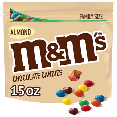 M&M's Chocolate Candies Milk Chocolate Almond, 15.0 oz