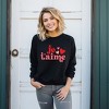 Simply Sage Market Women's Graphic Sweatshirt Je T'aime - 2 of 4