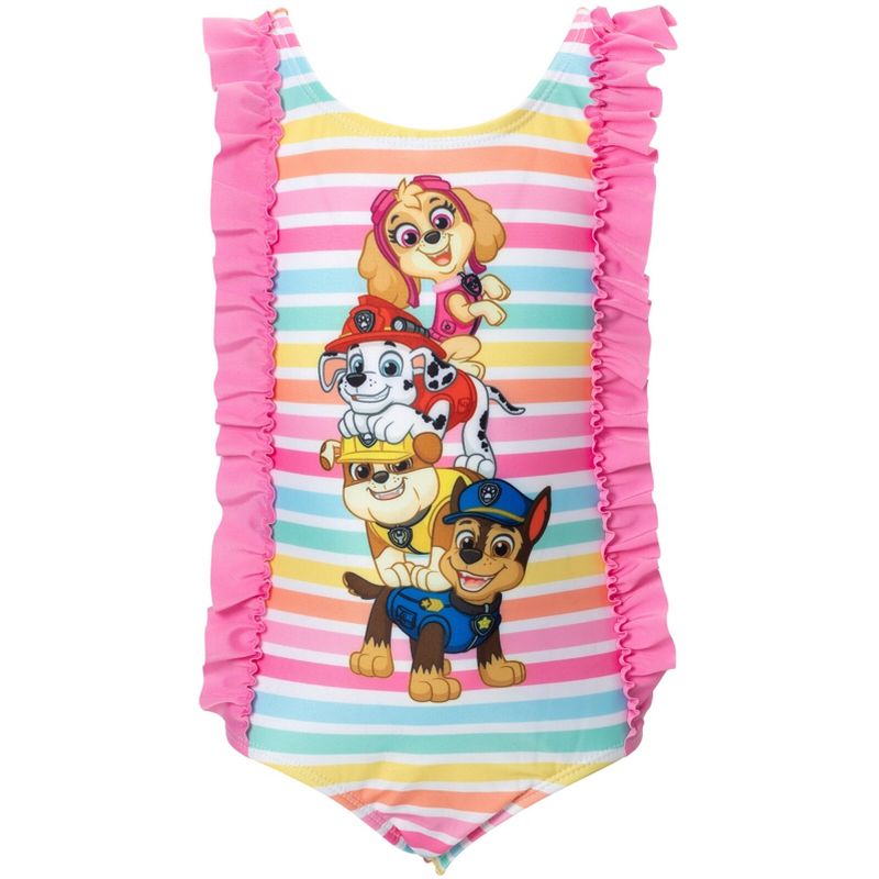 PAW Patrol Skye Marshall Chase Girls One Piece Bathing Suit Toddler, 3 of 9