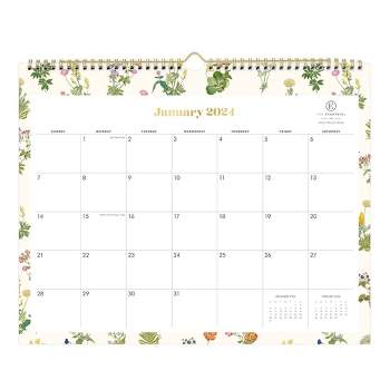 The Everygirl x Day Designer 2024 Wall Calendar 15"x12" Botanica