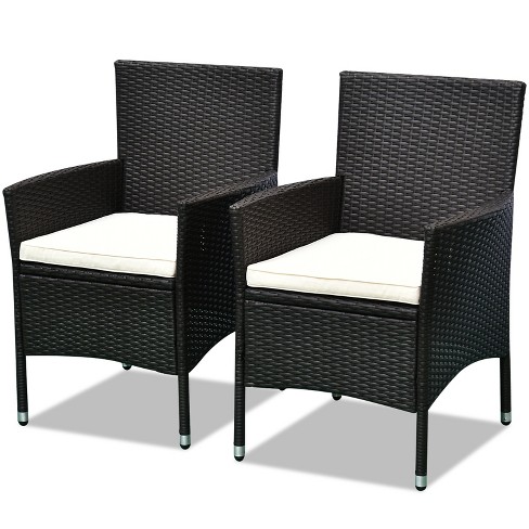 Black wicker chair discount target