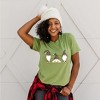 Simply Sage Market Women's Leopard Gnomes Short Sleeve Graphic Tee - 2 of 4