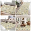 Shag Area Rugs for Living Room Bedroom, Abstract Plush Thick Premium Rug Shaggy Soft Plush Carpet for Kids Home Dorm - 3 of 4