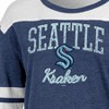 NHL Seattle Kraken Women's Long Sleeve Fashion T-Shirt - 3 of 3